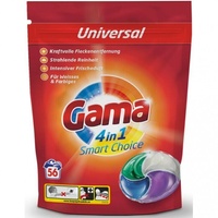 Gama Pods 4in1  56WL Waschmittel Pods Flüssigwaschmittel Colorwaschmittel