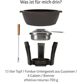 Boska Party Fondue Set, Fondue Set, Schwarz