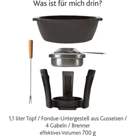 Boska Party Fondue Set, Fondue Set, Schwarz