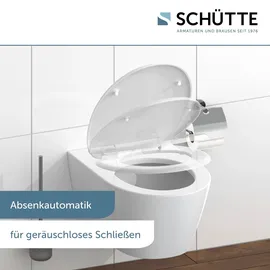 Schütte WC-Sitz Duroplast Weiß