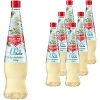 Mautner Sirup Holunderblüte 0%, ohne Zucker, für ca. 29L Fertiggetränk, je 700ml, 6 Flaschen