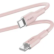 PURO USB-C auf USB-C 1,5 m Dusty Pink