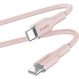 PURO USB-C auf USB-C 1,5 m Dusty Pink