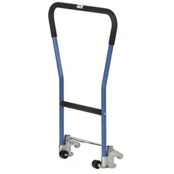 Einklink-Rohrschiebebügel für Paletten-Fahrgestell - blau