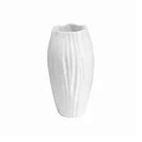 Kaiser Porzellan Vase " Spirulina " in Biskuit weiß