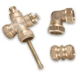 Flachkollektor Anschlussset ohne Dacheinführung