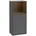 Villeroy Boch Villeroy und Boch Seitenschrank F510GNGK 8x93 6x27cm rechts Regal oben Walnut veneer Anthracite matt