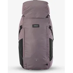 Reiserucksack Damen Kofferöffnung Backpacking - Travel 900 - 60 + 6 Liter quarzbraun No Size