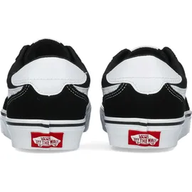 Vans Brooklyn Ls Damen Schwarz/Weiß 38,5