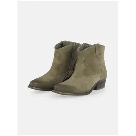 felmini wide fit Stiefelette Stiefelette Veloursleder - Grün - 36