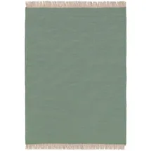benuta pop Wollteppich, Hellgrün, 60x100 cm, - Naturfaserteppich aus Wolle