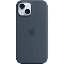 Apple iPhone 15 Silikon Case mit MagSafe blau