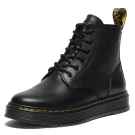 Dr. Martens Brookline Chukka 6 Eye Boot Black Lusso in Schwarz, 37