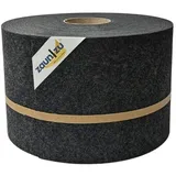 zaun|zu® zaunzu Sichtschutz Design Vlies für Doppelstabmatten Schwarzgrau 35m