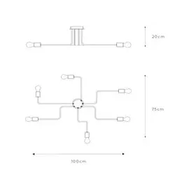 LUCIDE Lester 6-flg. (21112/06/30)