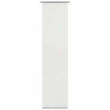 GARDINIA Flächenvorhang Natur-optik Klettband 60 x 245 cm weiß