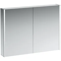 LAUFEN FRAME 25 Spiegelschrank, Beleuchtung senkrecht, Anschlag außen, 750x1000, Ambiente Licht, H4086539001441, Ausführung: Seitenteile verspiegelt