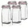 BigDean Einmachglas 1,5 L 4 St.