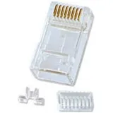 Lindy 62430 RJ45 Stecker UTP Cat.6, mit Einführhilfe, 10er Pack