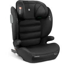 KIKKABOO i-Track i-Size, Kindersitz 15-36 kg ISOFIX – Gruppe 2-3 Autositz ab 3 Jahre bis 12 Jahre, SPS, 12-fach verstellbare Kopfstütze, 100-150 cm, Schwarz