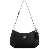 GUESS Women Noelle Top Zip Shoulder Bag, Schwarz