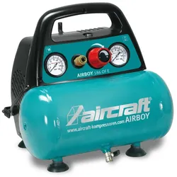 Aircraft Kompressor AIRBOY 186 OF E, 8 bar, Behälter 6 l, Kolben Kompressor