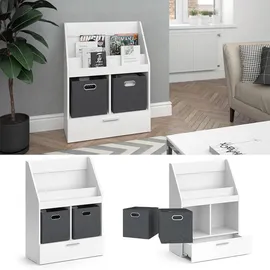 Vicco Bücherregal Luigi 72 x 96,2 x 31,2 cm Weiß