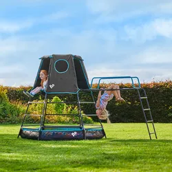 TP Toys Klettergerüst "Explorer" Kinder Spielturm,schwarz,