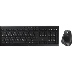 Cherry Stream Desktop Comfort Funktastatur mit Maus, schwarz