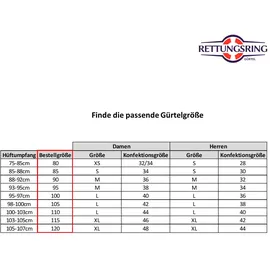 rettungsring gürtel Ledergürtel grau 100