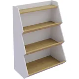 VCM Kinderregal Malusa 160 x 103 x 23 cm Eiche weiß