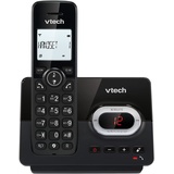 VTech CS2050 Schnurloses Telefon mit Anrufbeantworter, ECO+ Modus,Senioren Telefon Festnetz Schnurlos Festnetztelefon,Anrufsperre, Freisprechfunktion, große Tasten, 1-Zeilen Display, Schwarz