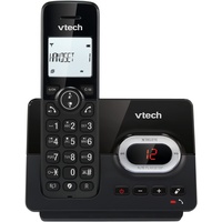VTech CS2050 Schnurloses Telefon mit Anrufbeantworter, ECO+ Modus,Senioren Telefon Festnetz Schnurlos Festnetztelefon,Anrufsperre, Freisprechfunktion, große Tasten, 1-Zeilen Display, Schwarz