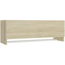 vidaXL Garderobenschrank Sonoma-Eiche 100 x 32,5 x 35 cm Braun