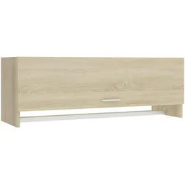 vidaXL Garderobenschrank Sonoma-Eiche 100 x 32,5 x 35 cm Braun