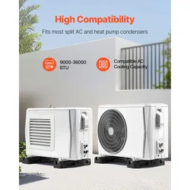 Vevor Bodenkonsole für Mini-Split-Klimaanlagen Dämpfungssockel 9000–36000 BTU
