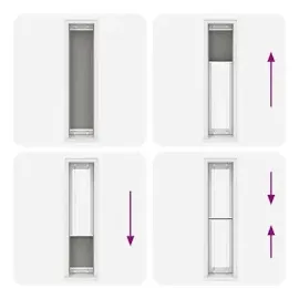 vidaXL Plissee Anthrazit 40x200 cm Stoffbreite 39,4 cm Polyester