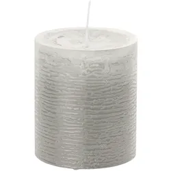 Wiedemann Kerzen Rustik Kerzen Marble durchgefärbte Kerzen Betongrau 130 x 78 mm, 1 Stück