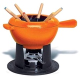 Le Creuset Käsefondue-Set 10 tlg. ofenrot