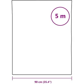 vidaXL Selbstklebende Möbelfolie Hochglanz-Rosa 500x90 cm PVC