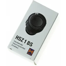 Hörmann Handsender HSZ1 868-BS, praktischer 1-Tasten-Garagentoröffner, Funkfernbedienung mit BiSecur-Funktechnik, schwarz,