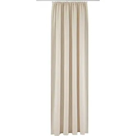 OTTO home Gardine OTTO HOME "Rudy" Gr. 1, beige, B:140cm H:145cm, Leinenstruktur, Leinen, Polyester, Gardinen, Gardine, Halbtransparent, Leinenlook, Polyester-Leinen Mischung