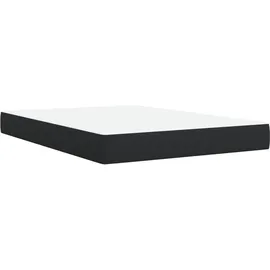vidaXL Boxspringbett 140 x 200 cm Schwarz