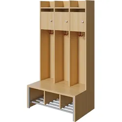 Spindgarderobe, kleine Tür