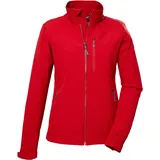 KILLTEC Damen Softshelljacke/Outdoorjacke mit Stehkragen KOS 264 WMN SFTSHLL JCKT, rot, 40,