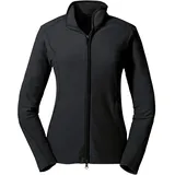 Schöffel Damen Fleece Jacket Leona2, leichte und warme Fleecejacke mit praktischen Taschen, atmungsaktive Outdoor Jacke für Frauen, black, 36