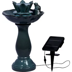 dobar Gartenbrunnen „Helena“ mit Solar-Panel Wasserspiel Brunnen