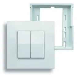 TCS RS09-04000000 EnOcean Schalter mit Überbaurahmen RS0904000000