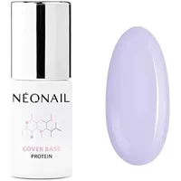 NeoNail Professional NEONAIL UV Nagellack Base Coat Gel UV Cover Base Protein Pastel Lilac 7,2 ml NEONAIL Unterlack Für Nägel UV Lack Gel Nägel NEONAIL Modeling Base