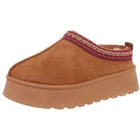Ital-Design Stiefeletten Damen Camel 40